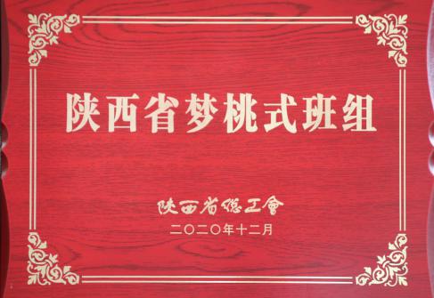 2020年国的陕西总工会梦桃式班组